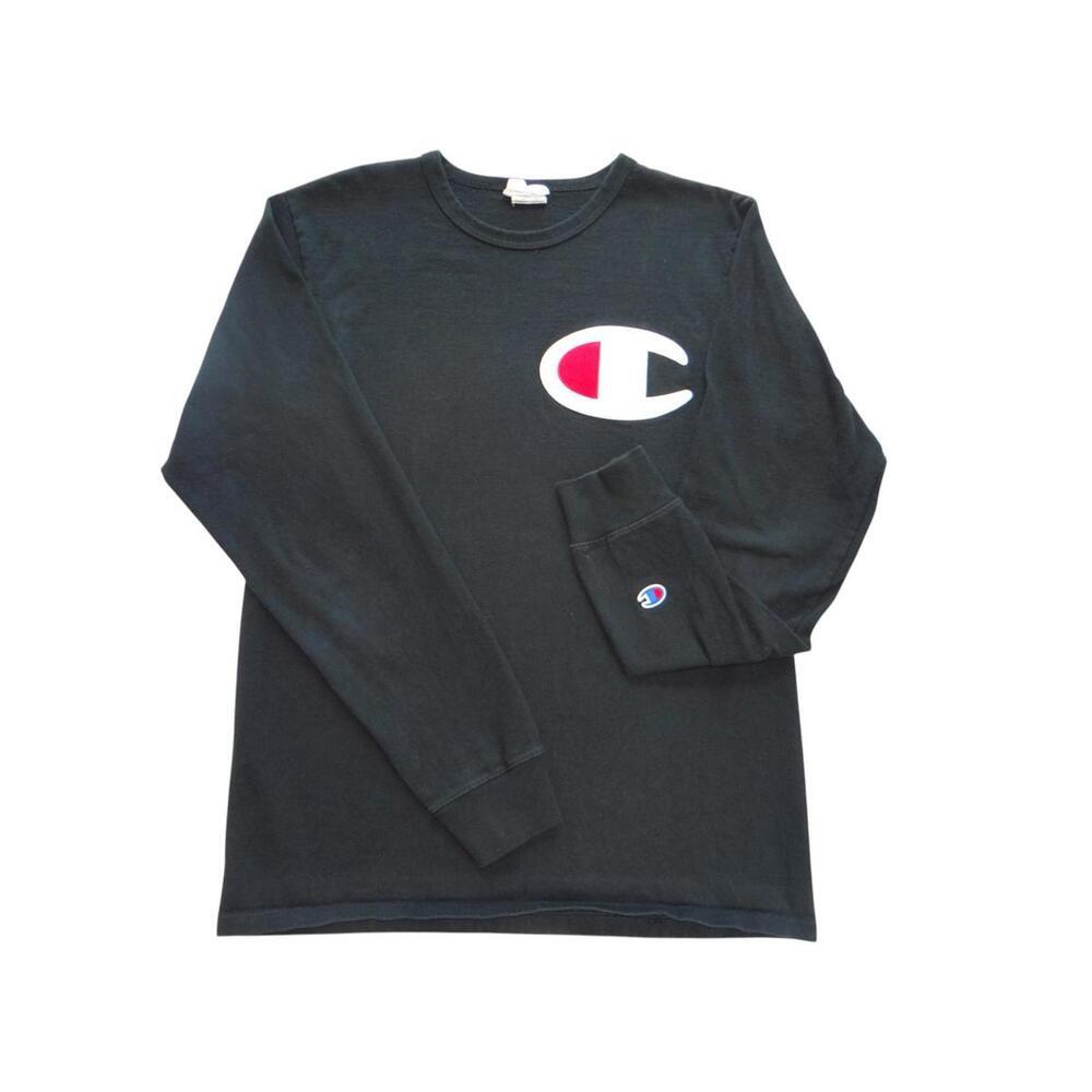 Champion Long Sleeve Logo Shirt - Black